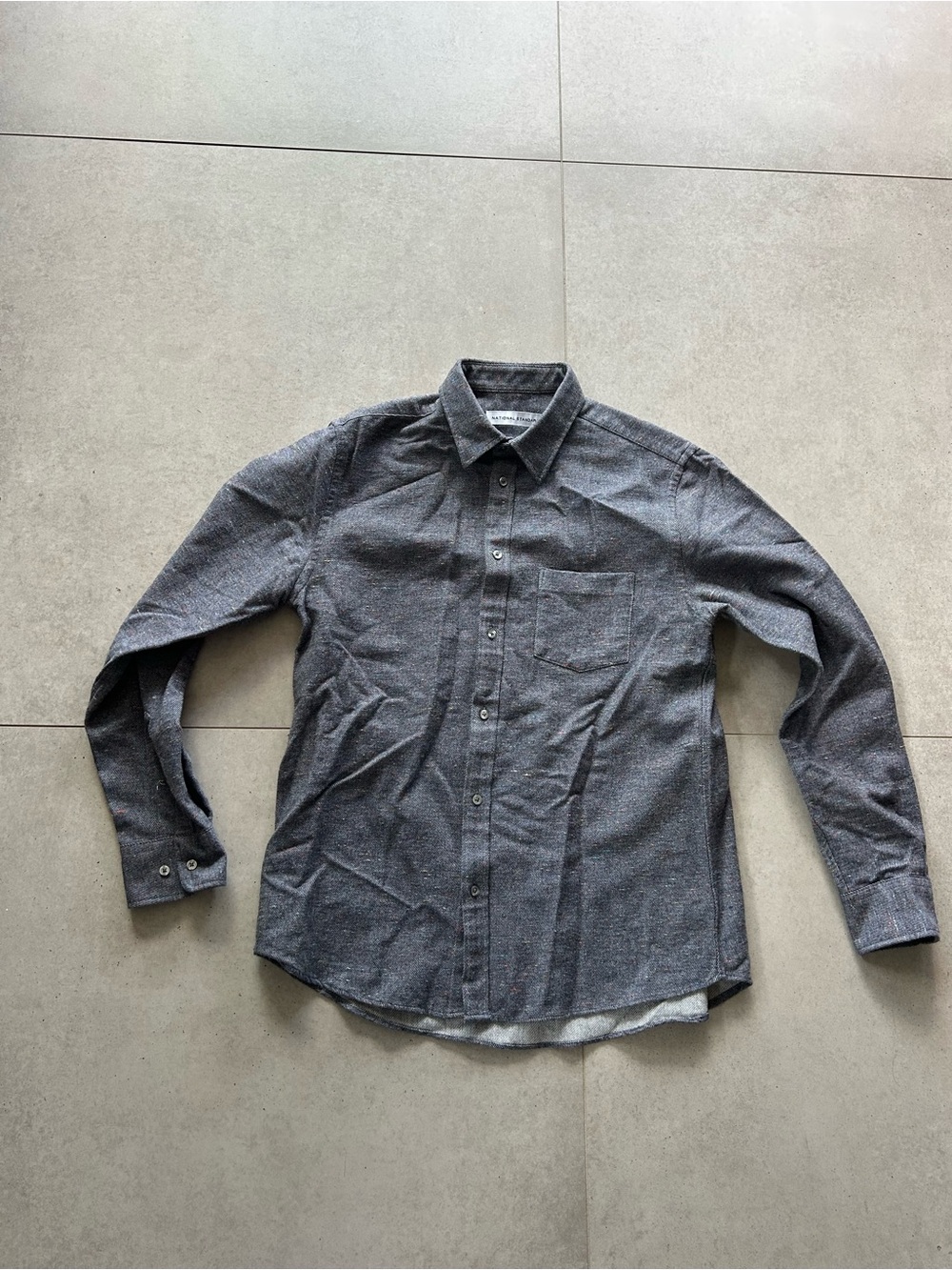 National Standards textured button up